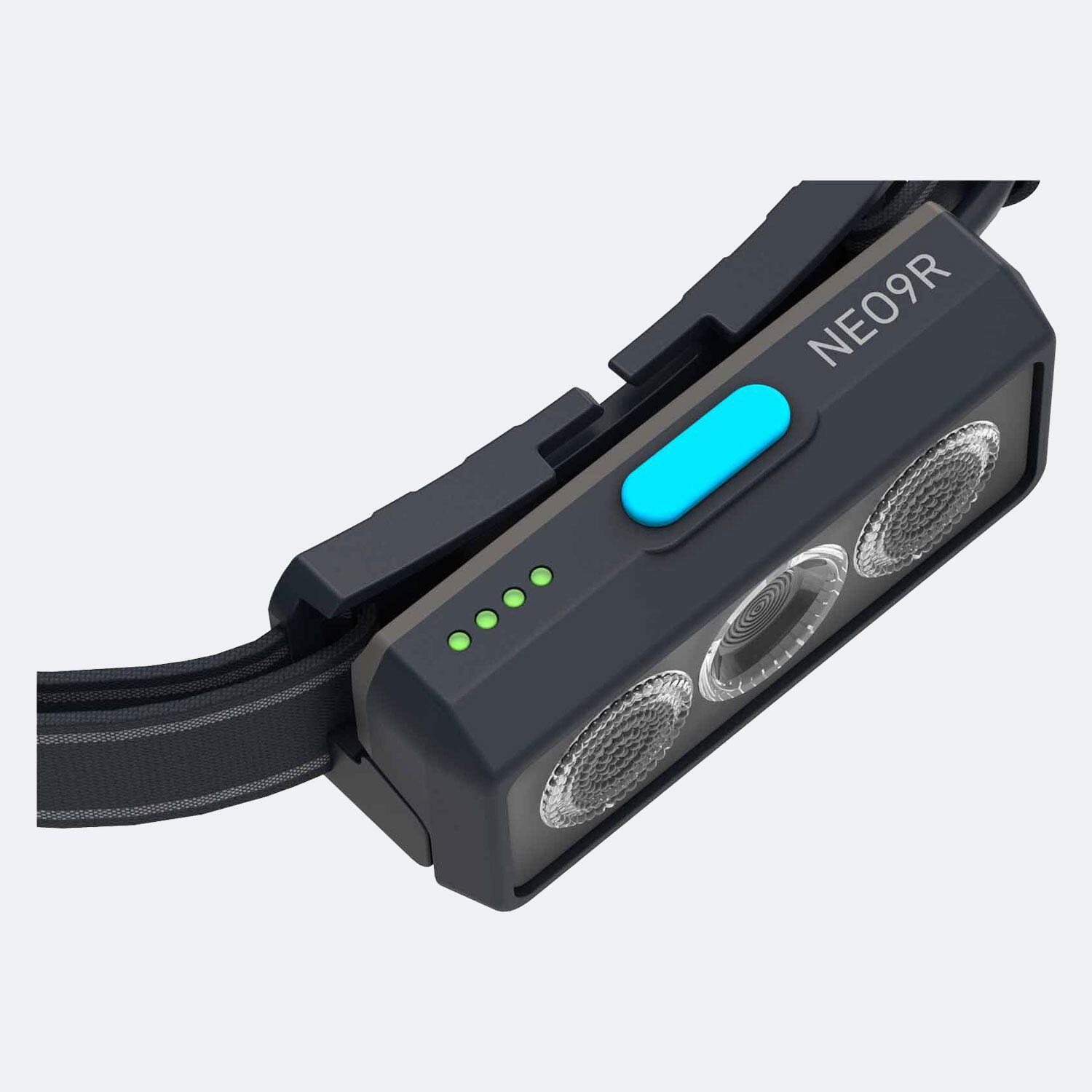 Lampe Frontale LED de Trail Running VTT NEO9R Rechargeable - 1200 Lumens 4/7