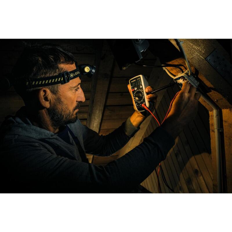 LANTERNA FRONTALA LED LENSER H5R WORK 500 LUMENI, REINCARCABILA