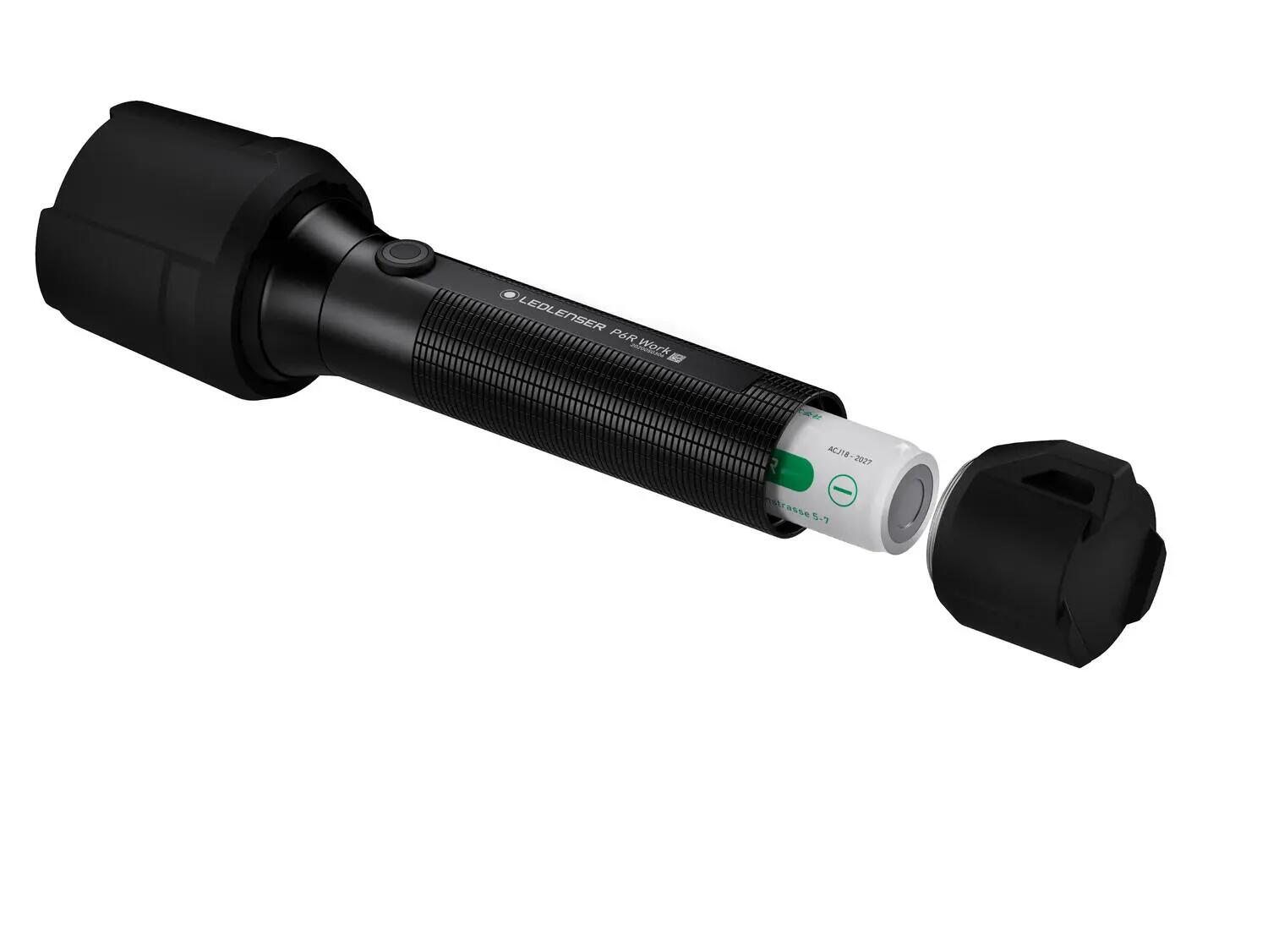 LANTERNA LED LENSER P6R WORK, 850 LUMENI, TÖLTŐHETŐ 3/4