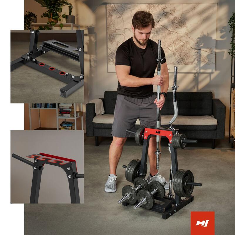 Suport pentru greutăți și bare Hop-Sport HS-1008A raft gantere
