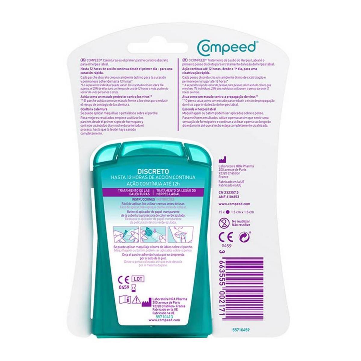 COMPEED Herpes 15 uds 2/2