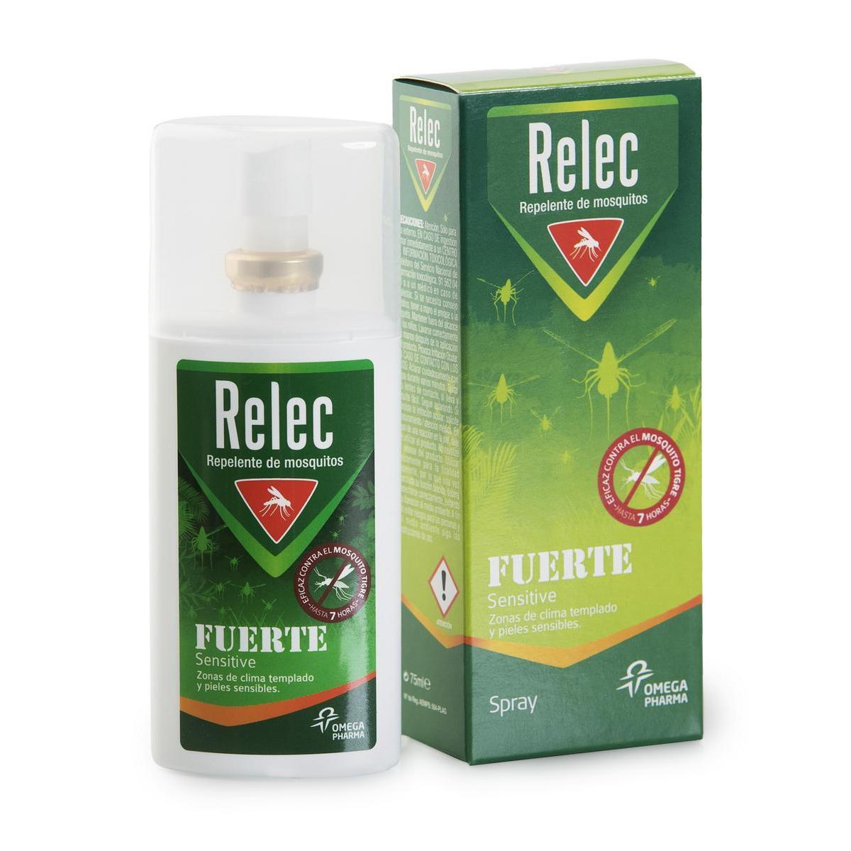 Relec - Spray Antimosquitos Fuerte | Piel Sensible, Sin Alcohol ni Perfume 75 ml 2/5