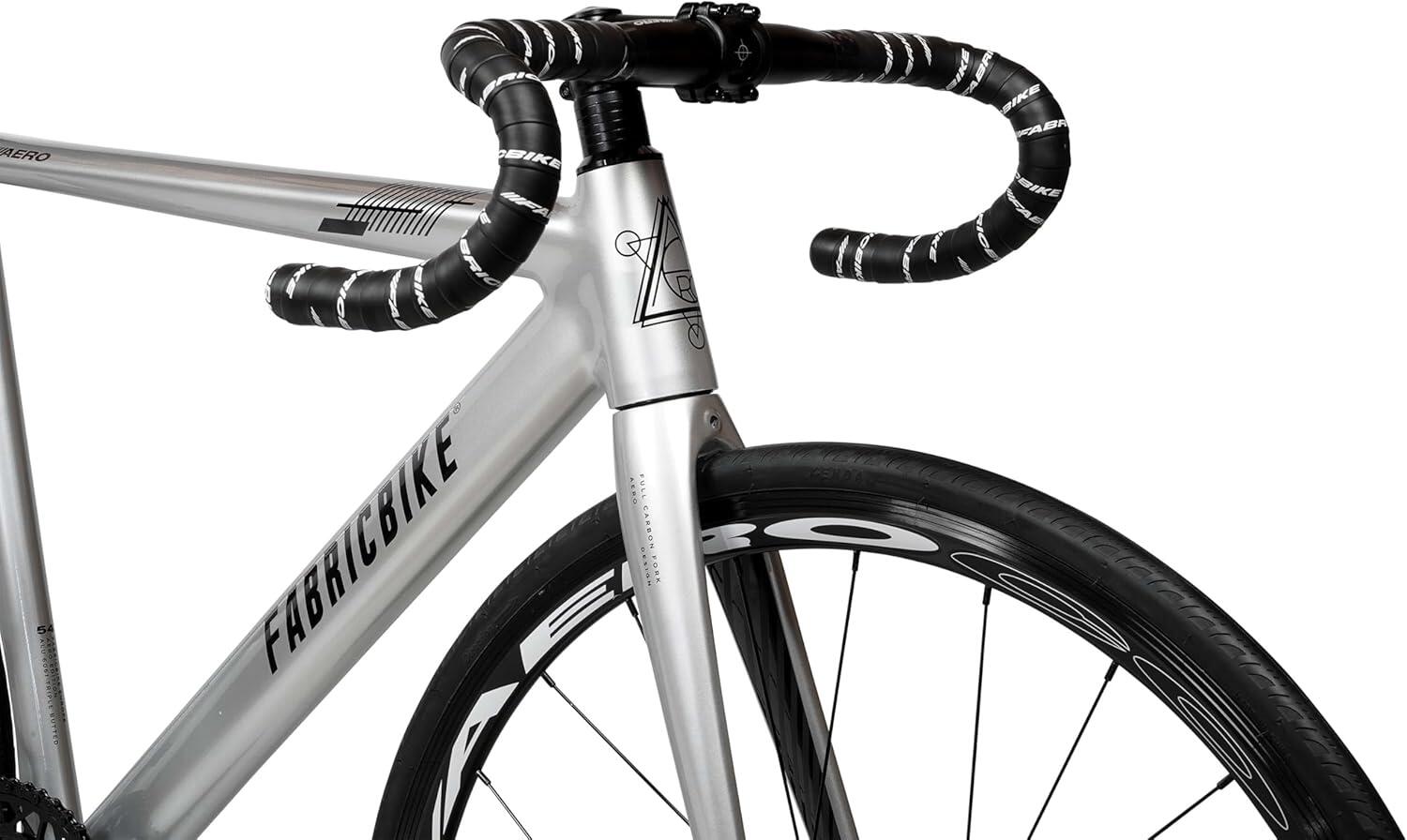 Vélo Fixie Aero Aluminium et Fourche Carbone 28" - Space Grey 3/7