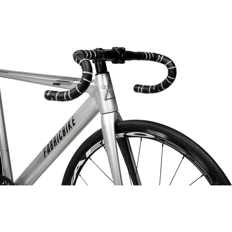 Fixie Aero bicicletă cadru din aluminiu carbon furcă 28". Space Grey