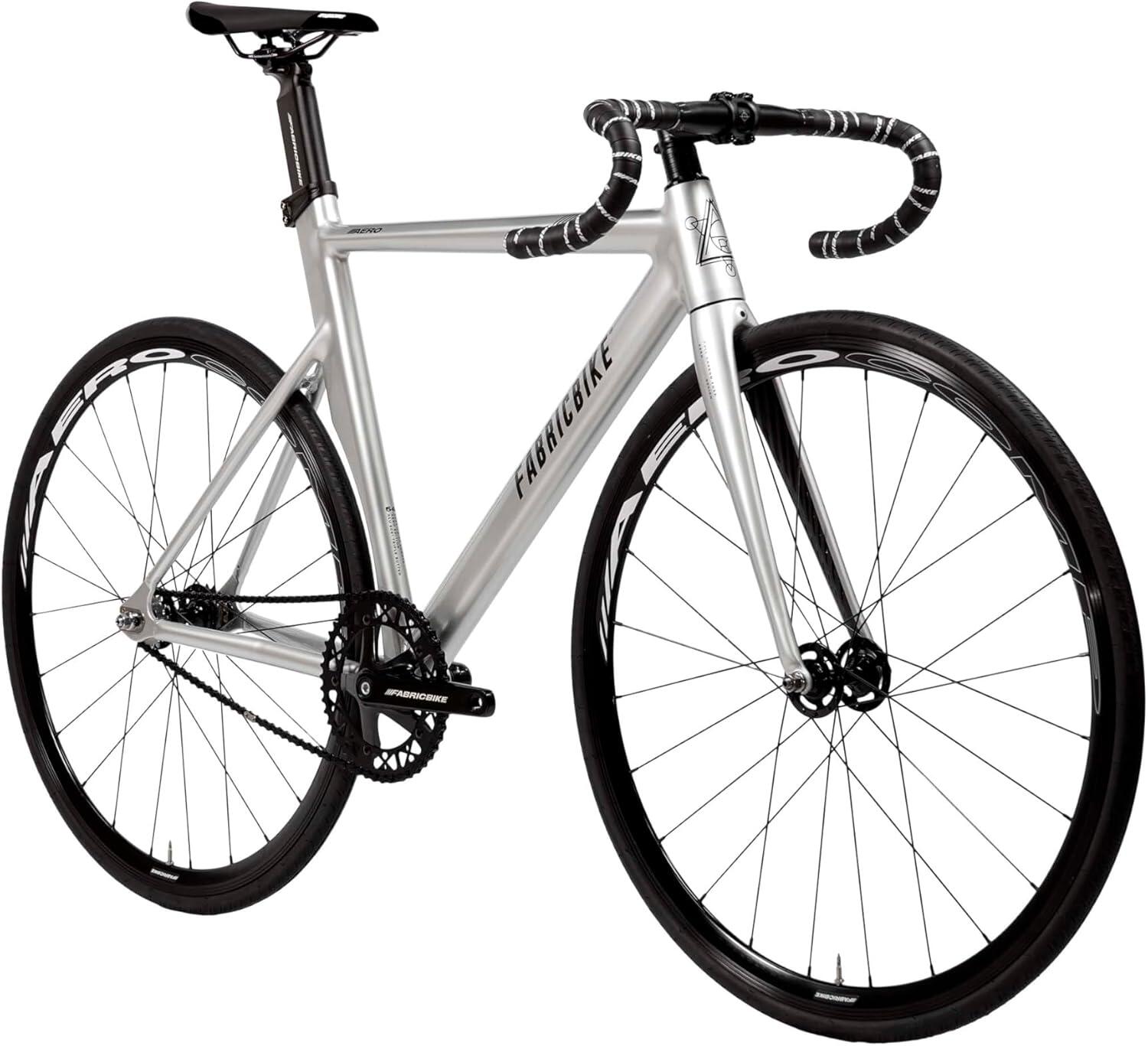 Vélo Fixie Aero Aluminium et Fourche Carbone 28" - Space Grey 2/7