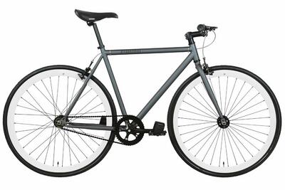 Fixie-Fahrrad Original Hi-Ten Stahlrahmen 28" - Cayman Green