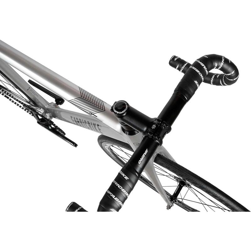 Fixie Aero bicicletă cadru din aluminiu carbon furcă 28". Space Grey