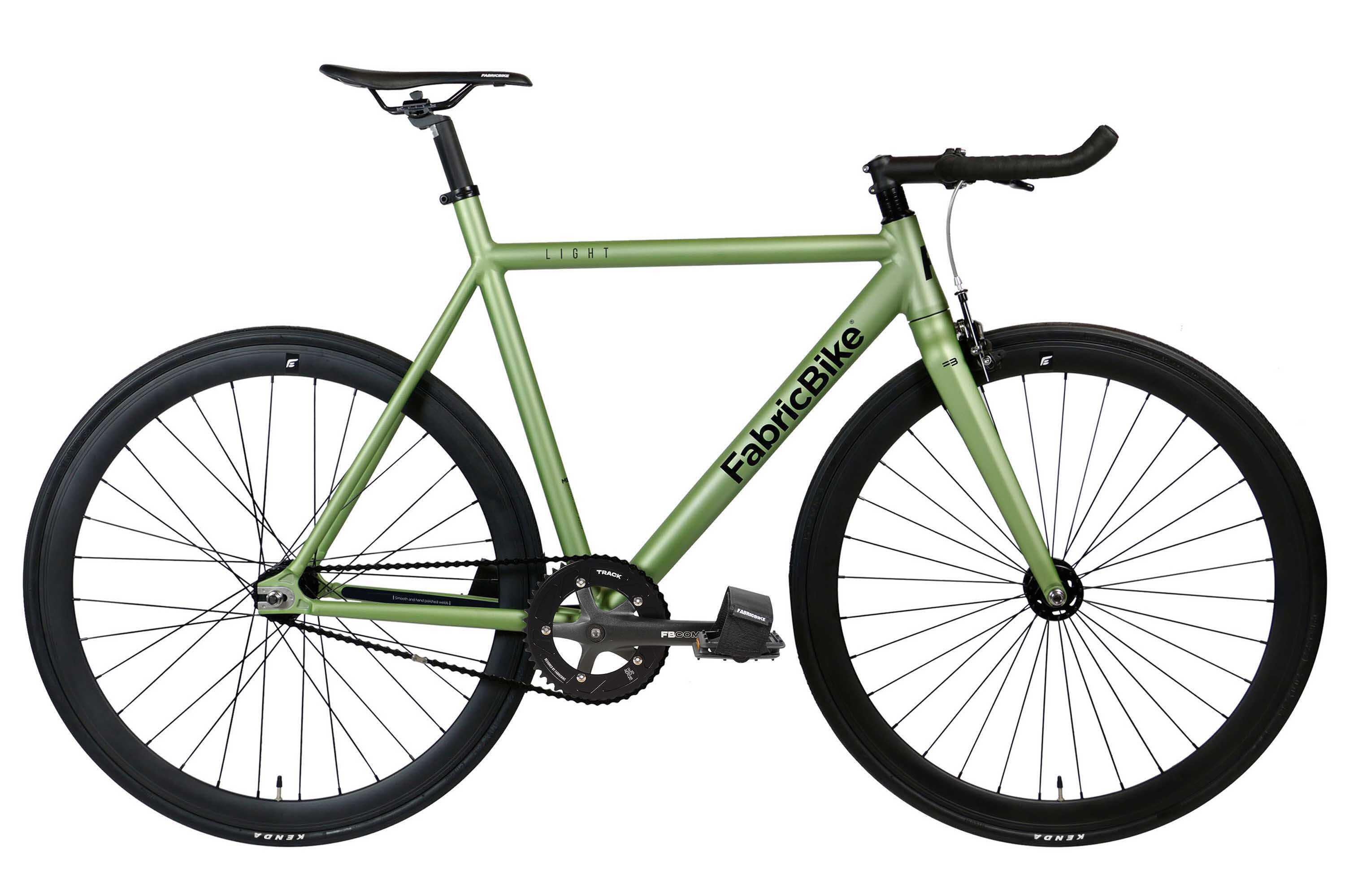 FABRICBIKE Bicicletta Fixie Light in Alluminio 28" – Cayman Green