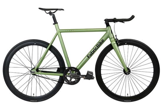 Fixie-Fahrrad Light Aluminium 28" – Cayman Green