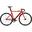 Vélo Fixie Aero Aluminium et Fourche Carbone 28" - Glossy Red