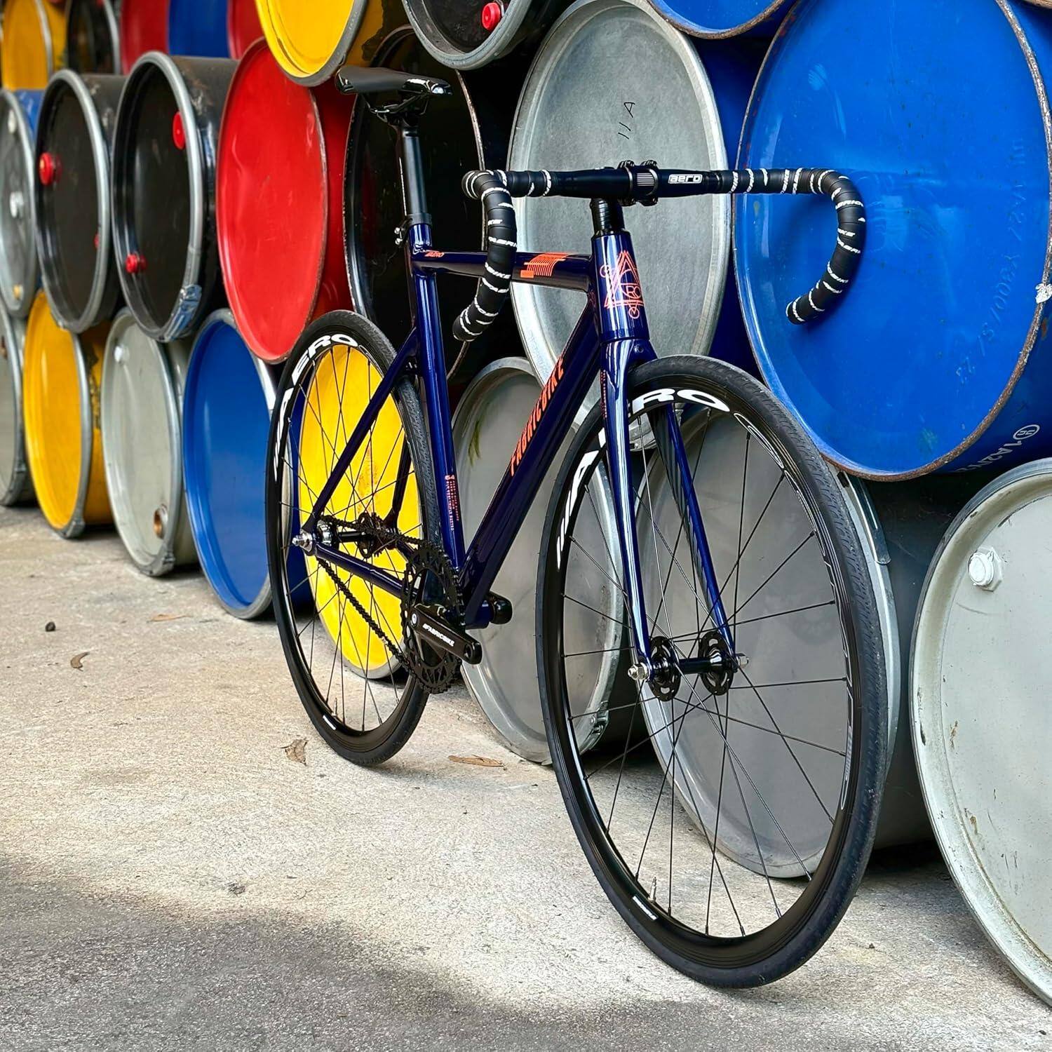 Bicicleta Aero Fixie Quadro Alumínio Garfo Carbono 28" - Indigo 7/7