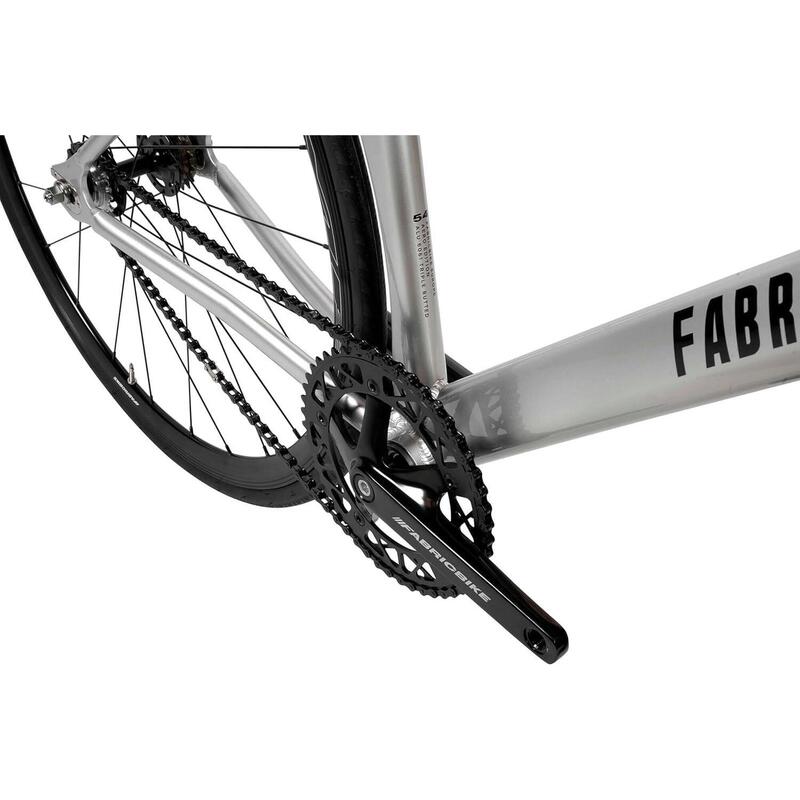Fixie Aero bicicletă cadru din aluminiu carbon furcă 28". Space Grey