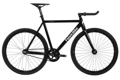 Fixiefiets light aluminium 28" – glossy black