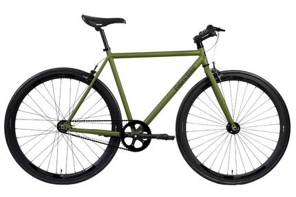 Fixie-Fahrrad Original Hi-Ten Stahlrahmen 28" - Cayman Green