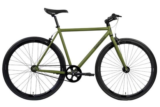 Fixie-Fahrrad Original Hi-Ten Stahlrahmen 28" - Cayman Green
