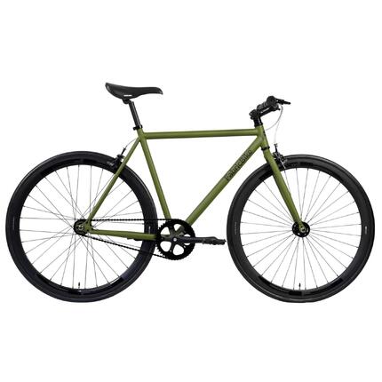 Original- rower typu fixie Hi-Ten Steel 28" - Cayman Green