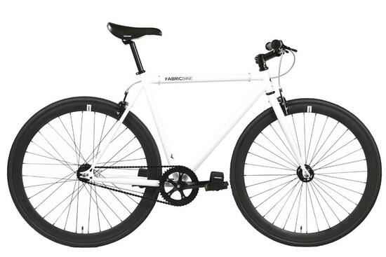 Vélo Fixie Original Hi-Ten Acier 28" - White & Black