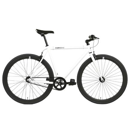 Original- rower typu fixie Hi-Ten Steel 28" - White & Black