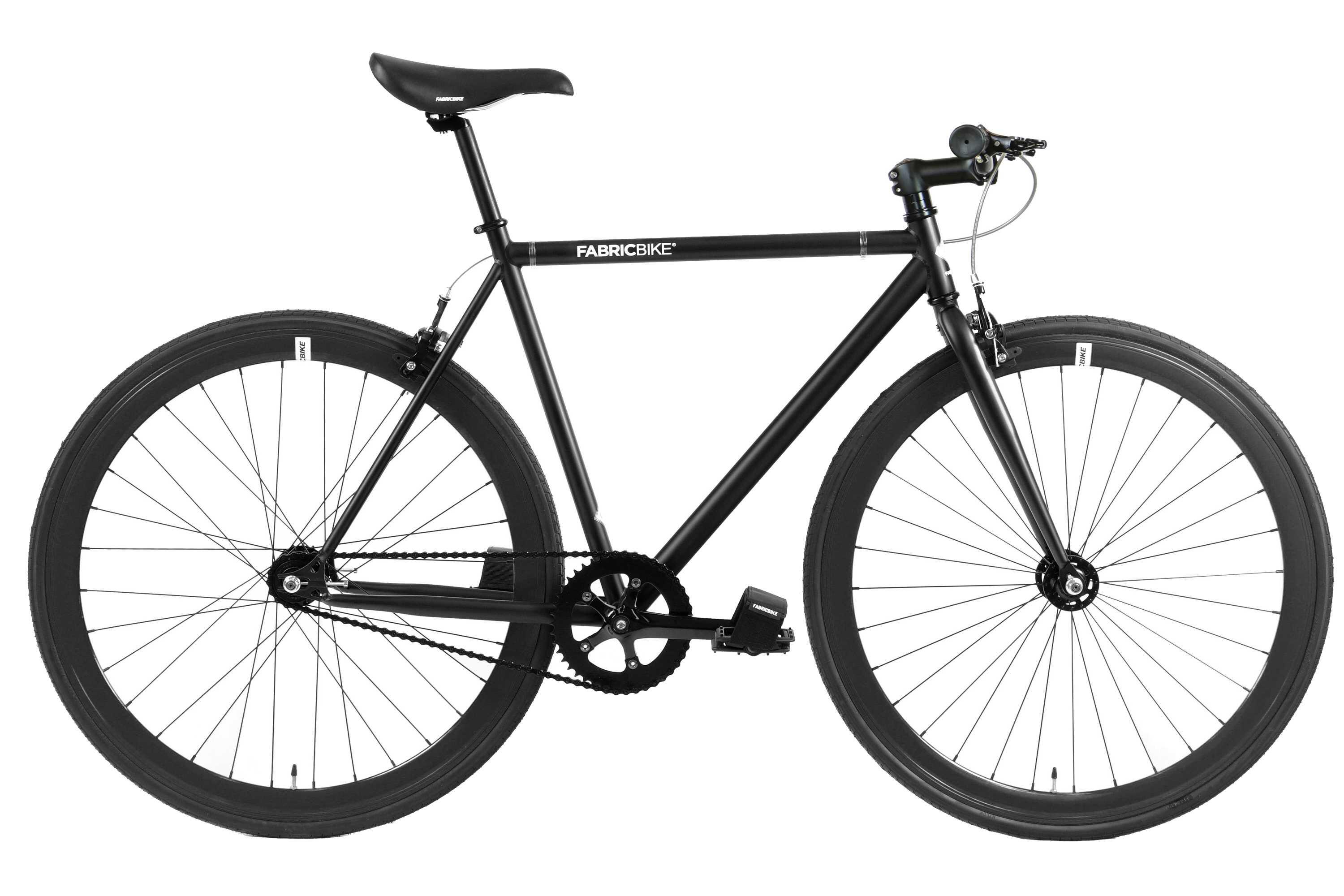 FABRICBIKE Fixie-Fahrrad Original Hi-Ten Stahlrahmen 28" - Matte Black