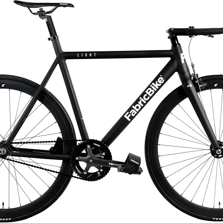 28" Light Aluminum Fixie Bike - Matte Black
