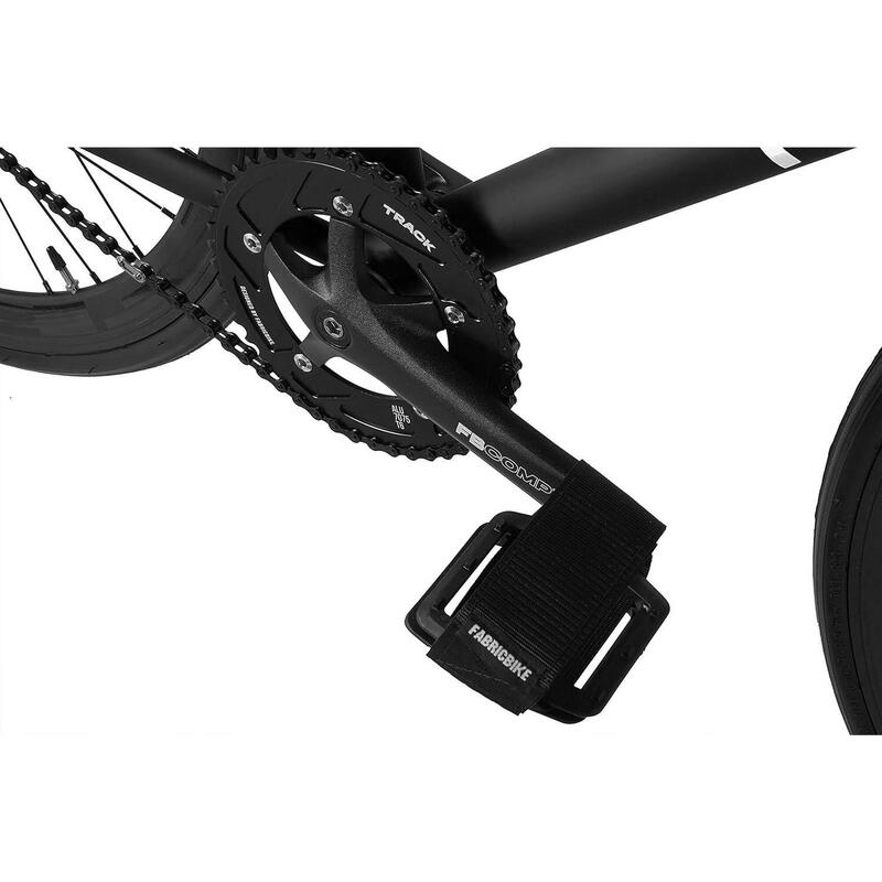 Bicicletă fixie din aluminiu ușor, 28", Matte Black