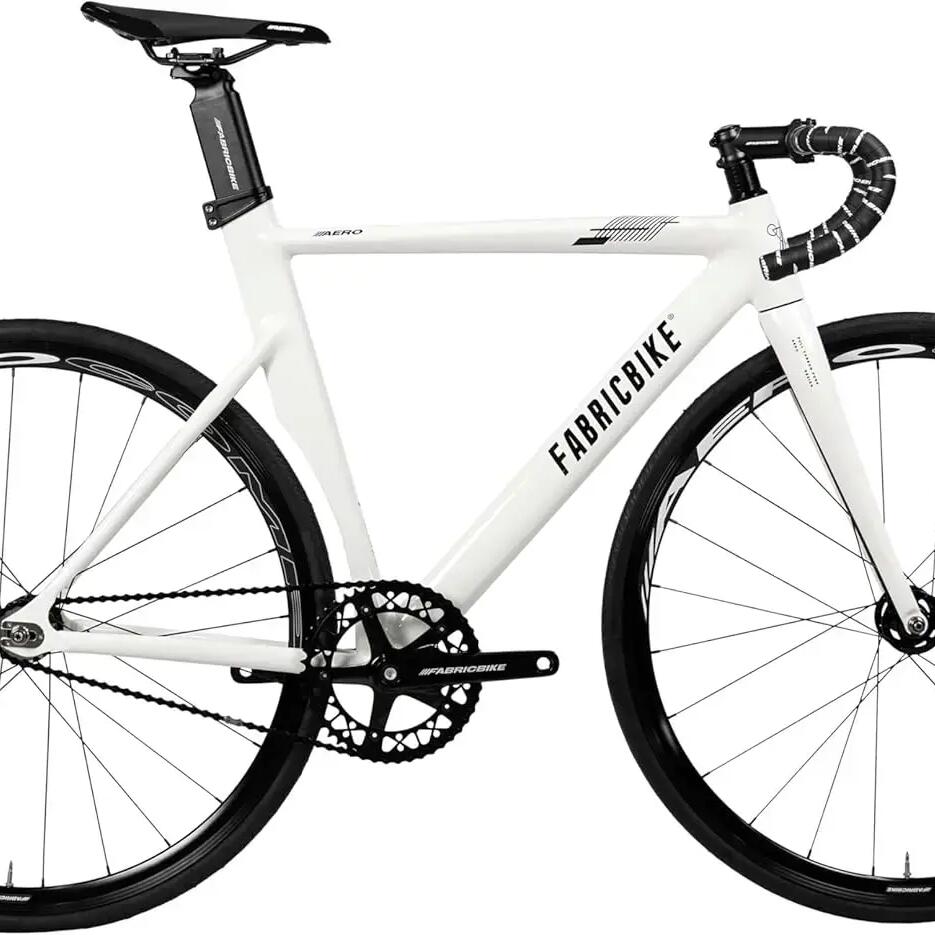 Aero - Fixie Bike Aluminum Frame Carbon Fork 28" - White