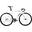 Vélo Fixie Aero Aluminium et Fourche Carbone 28" - White