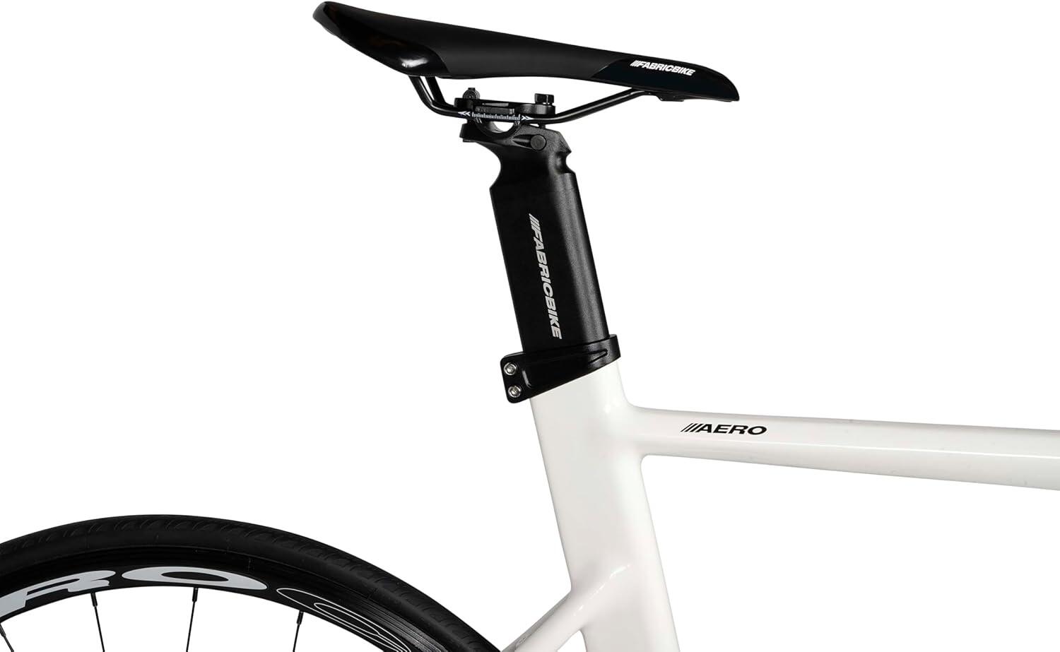Vélo Fixie Aero Aluminium et Fourche Carbone 28" - White 6/7
