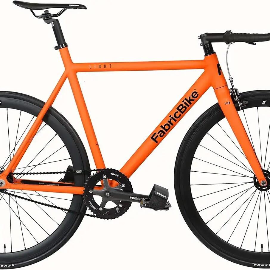28" Light Aluminum Fixie Bike -  Orange