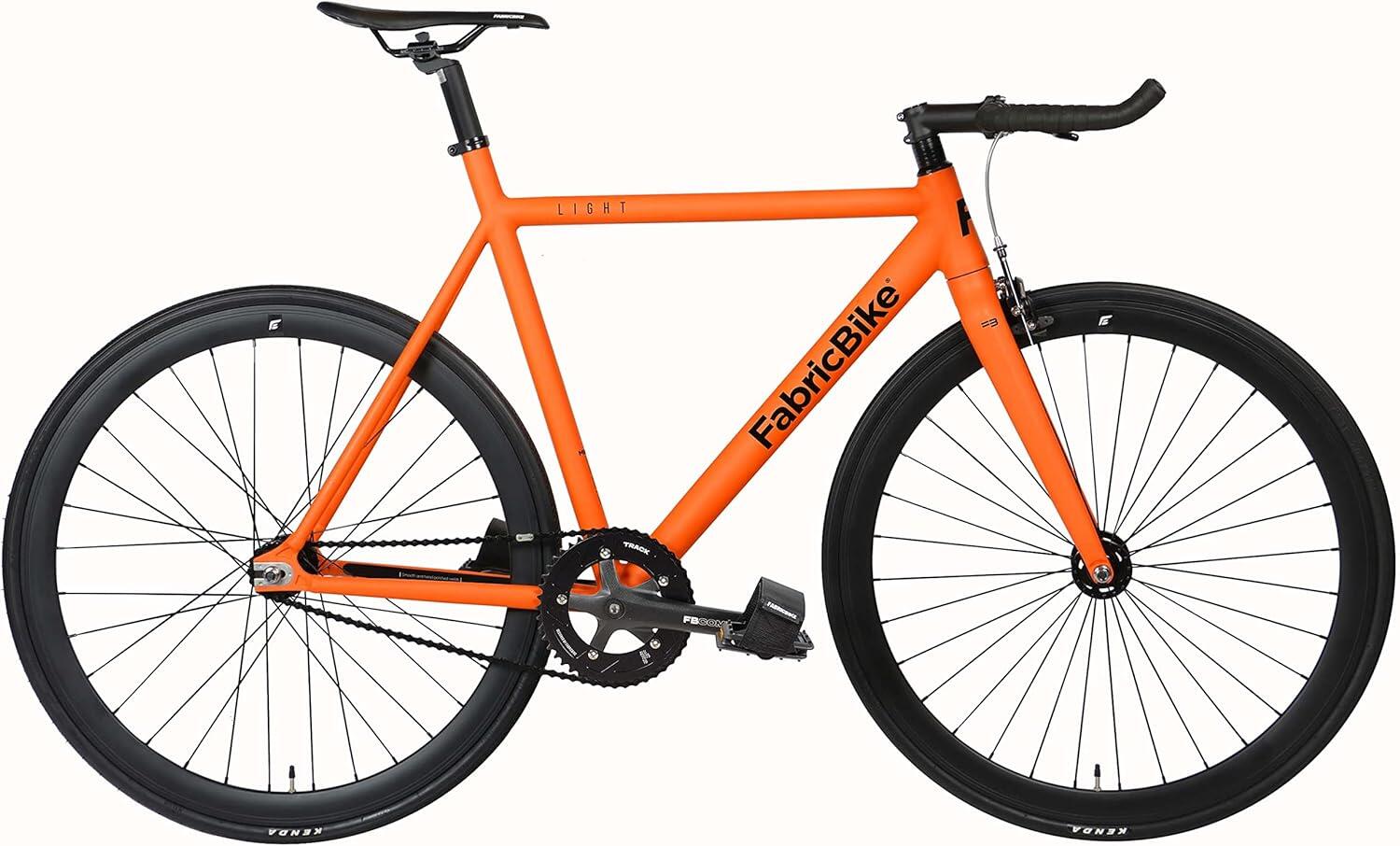 FABRICBIKE Bicicletta Fixie Light in Alluminio 28" – Army Orange