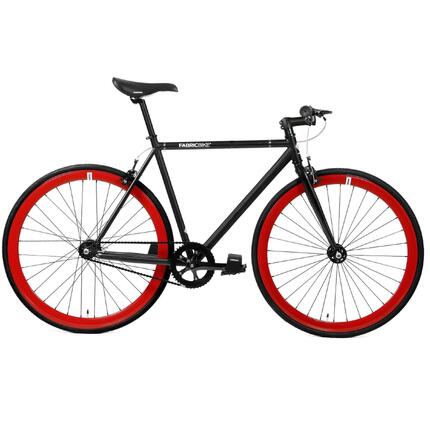Original- rower typu fixie Hi-Ten Steel 28" - Black/Red