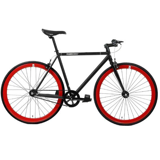 Original- rower typu fixie Hi-Ten Steel 28" - Black/Red