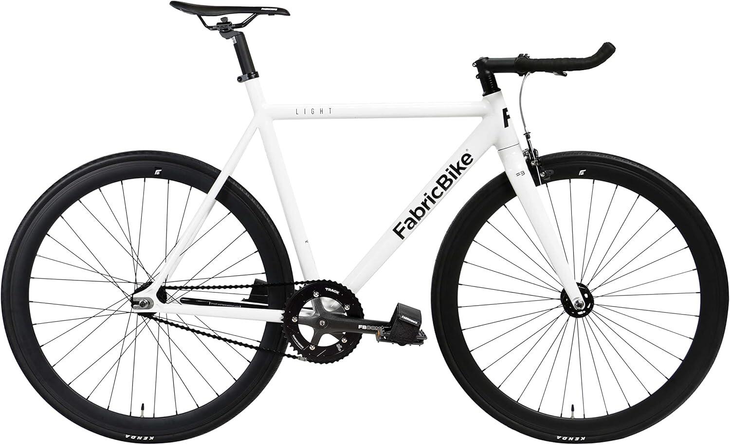 FABRICBIKE Bicicletta Fixie Light in Alluminio 28" – White