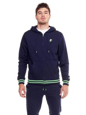Tuta da uomo con cappuccio e zip Welcome Back