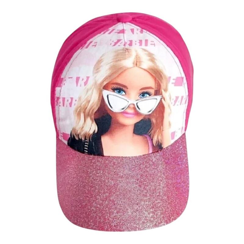 Sapca tip baseball, pentru fete, roz, marimea 52, Fun, Barbie