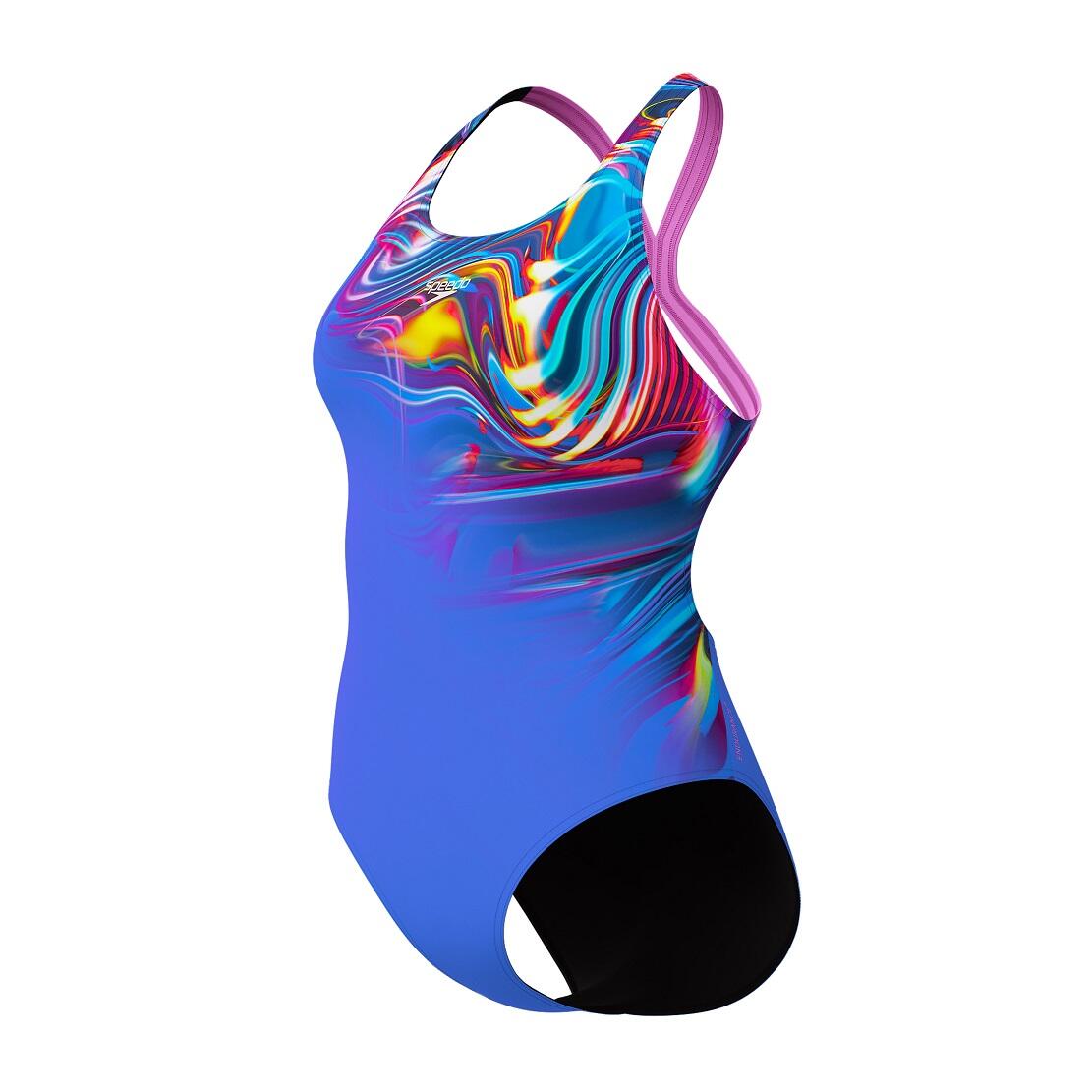 Maillot de bain Speedo Placement Powerback Bleu 6/7