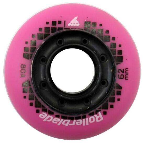 Roues Rollerblade APEX XC - 62MM 80A ROSE - 4 PACK