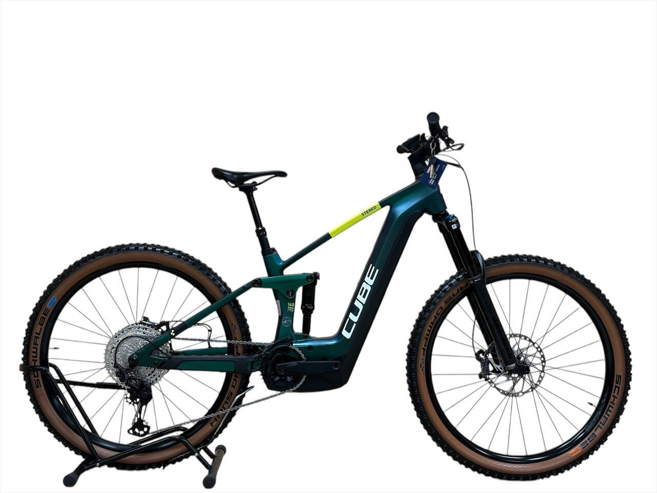CUBE Ricondizionata-Mountain bike elettriche Cube Stereo Hybrid 140-Stato eccellente