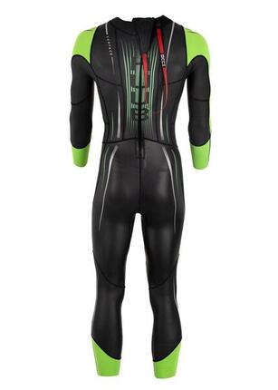 HUUB Heren Surface Zwempak - Zwart / Fluo Groen - Maat ML
