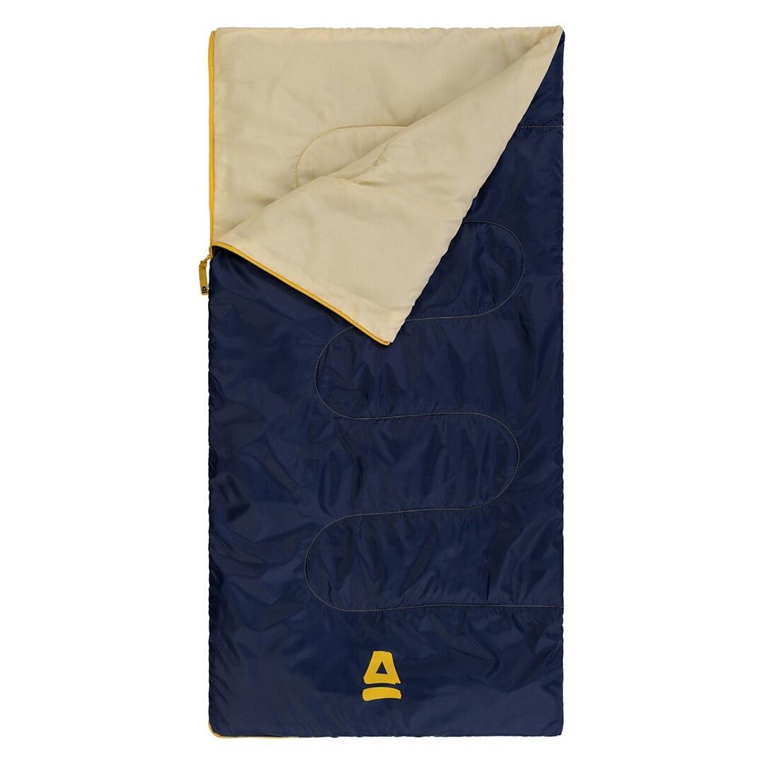 ABBEY CAMP Saco de dormir infantil para camping - Comfort 11° - Azul oscuro