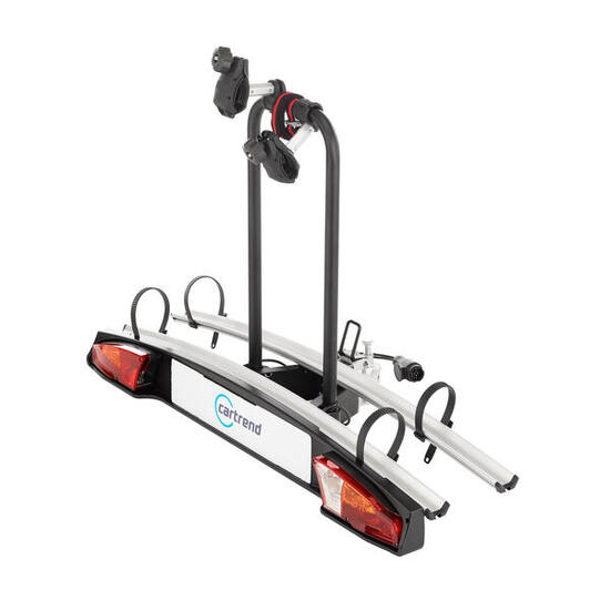 CARTREND Kupplungs-Fahrradträger Alu Active für 2 Fahrräder
