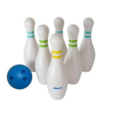 XXL Bowling Set mit 6 Pins (42 cm groß) - riesiges Kegelspiel für Kinder ab 3