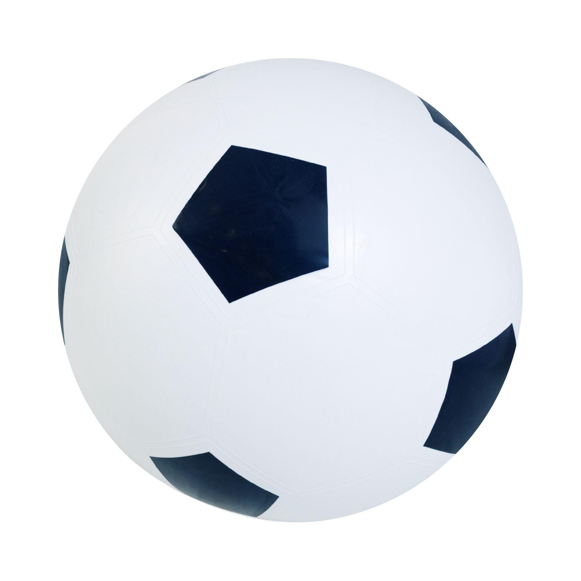ALLDORO Riesen-Fußball Ø 75 cm, riesiger aufblasbarer Ball für Spiel, Sport & Freizeit