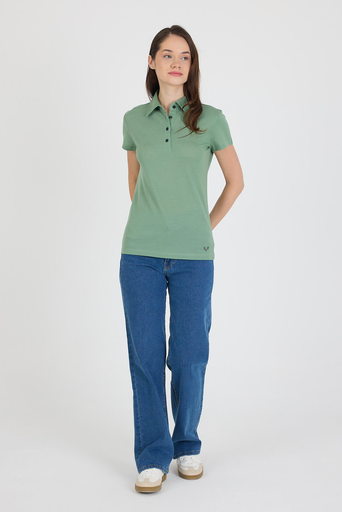 Koszulka Polo Damska 100% Merino Woolona 7/7