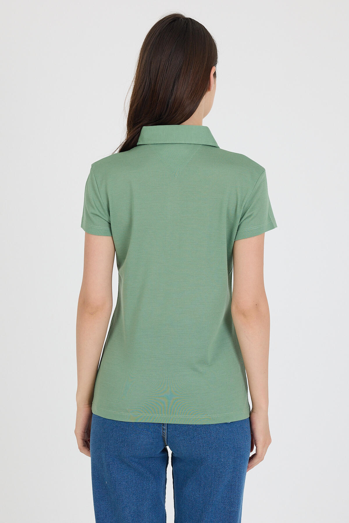 Koszulka Polo Damska 100% Merino Woolona 4/7