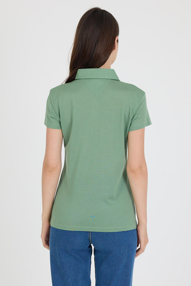 Koszulka Polo Damska 100% Merino Woolona