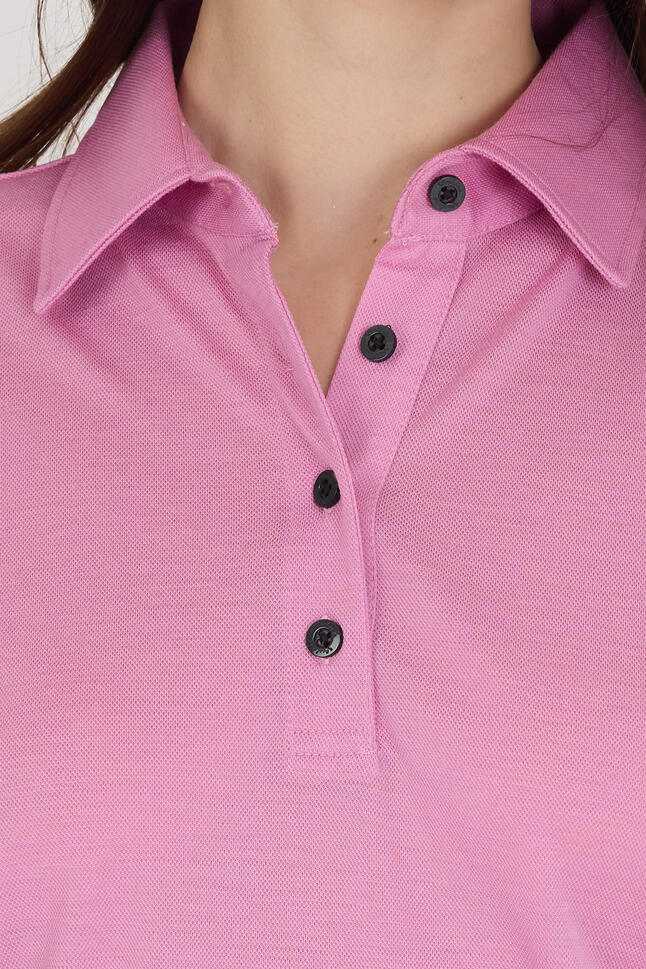 Koszulka Polo Damska 100% Merino Woolona
