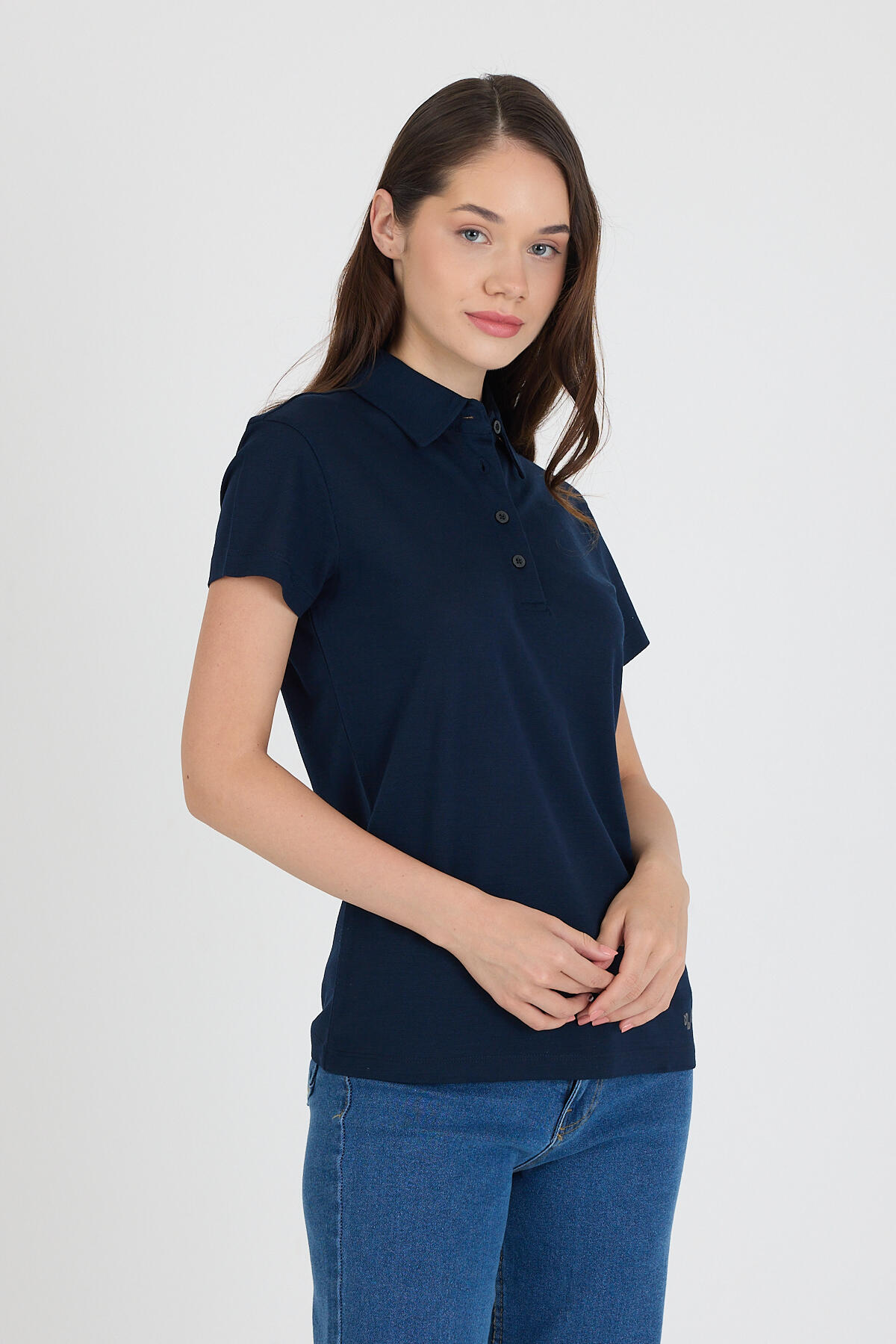 Koszulka Polo Damska 100% Merino Woolona 6/7
