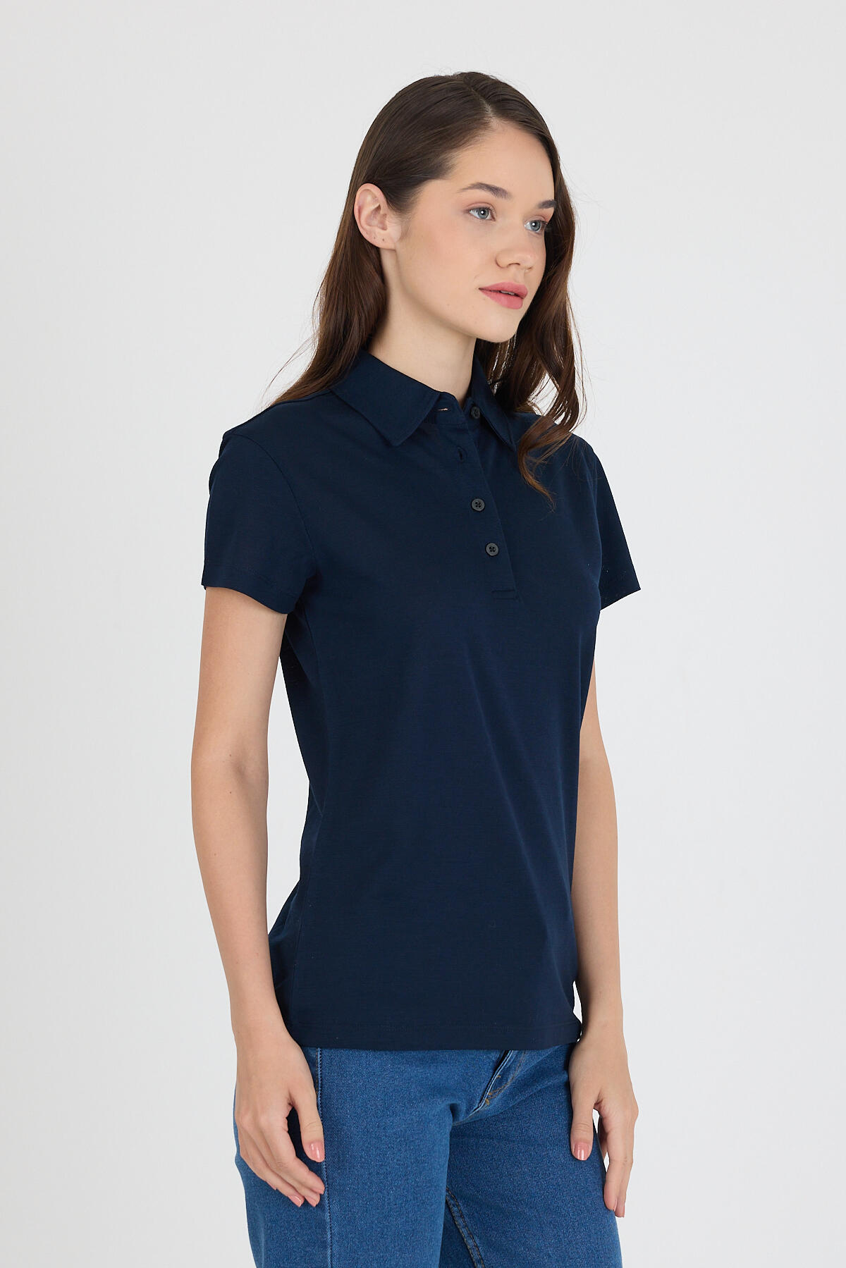Koszulka Polo Damska 100% Merino Woolona 5/7