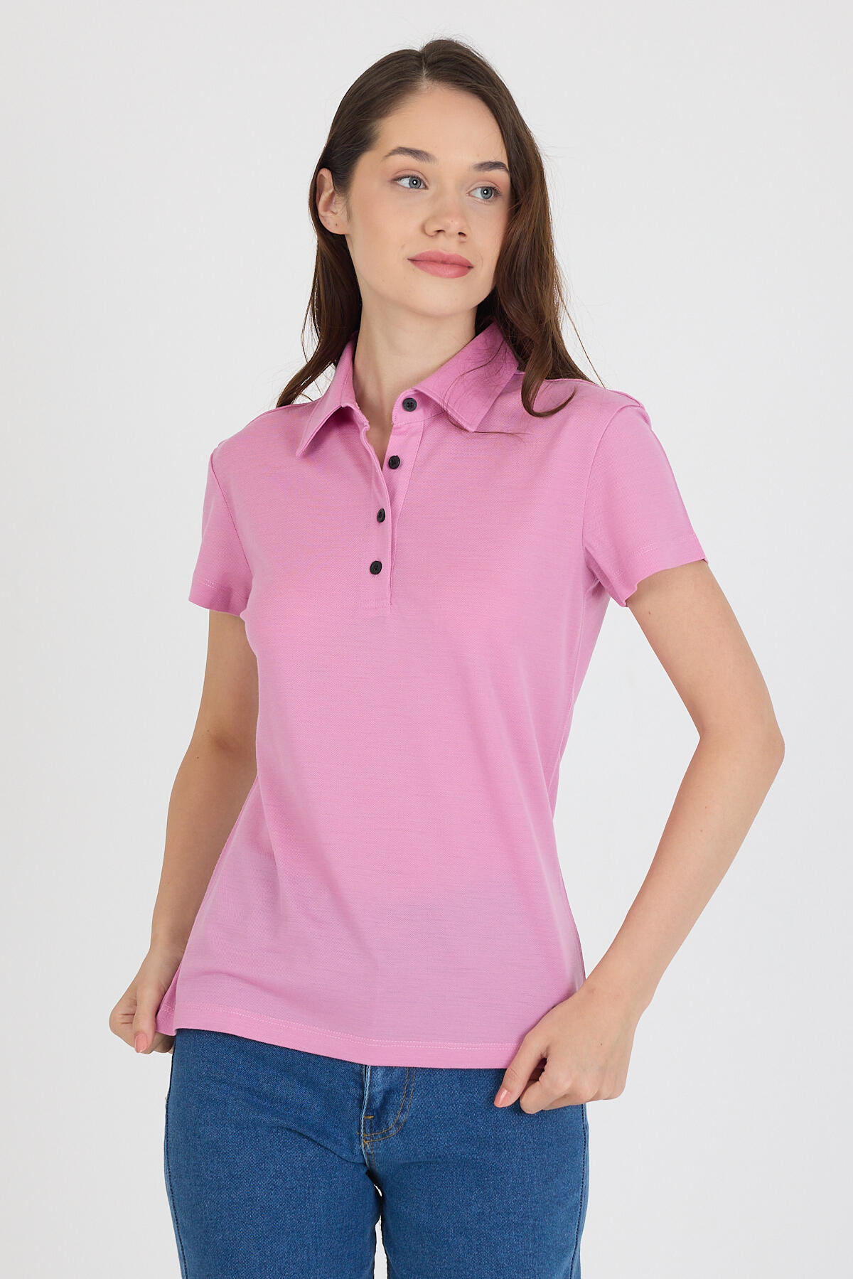 Koszulka Polo Damska 100% Merino Woolona 7/7